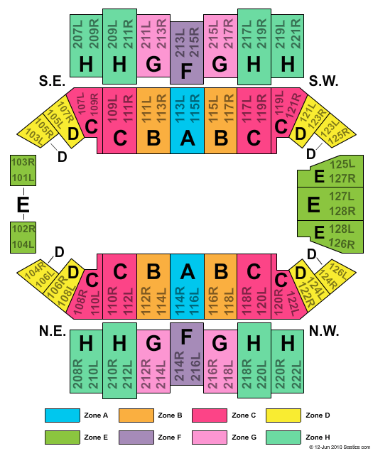 George M Sullivan Sports Arena Dinosaurs Zone Seating Chart